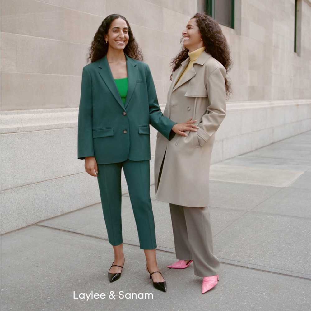 Babaton Vogue Blazer in Smoky Emerald Green in Size 1